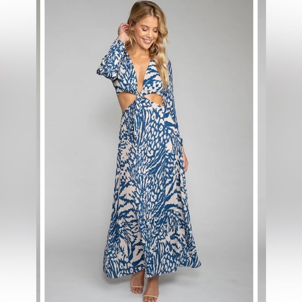 RESA NOELLE MAXI dress IN CAPRI size XS